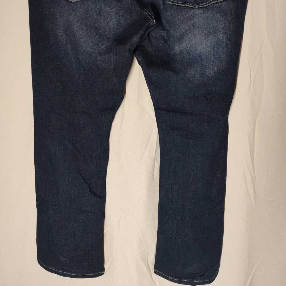 Wrangler‎ Juniors Womens 19 (40x30) Dark Denim Blue Jeans Boot Cut